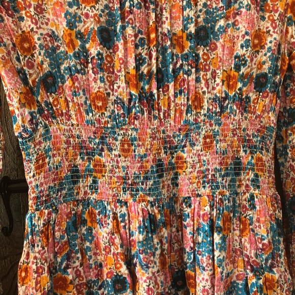 Urban Outfitters | Elise Floral Smocked Dress - Picture 6 of 8